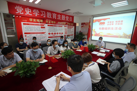黨總支召開(kāi)“學(xué)黨史<div   id=